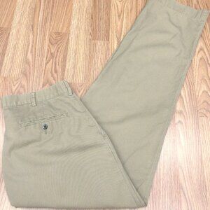 36x32 POLO RALPH LAUREN REGULAR FIT PANTS 100% COTTON KHAKI Sz 36W x 32L